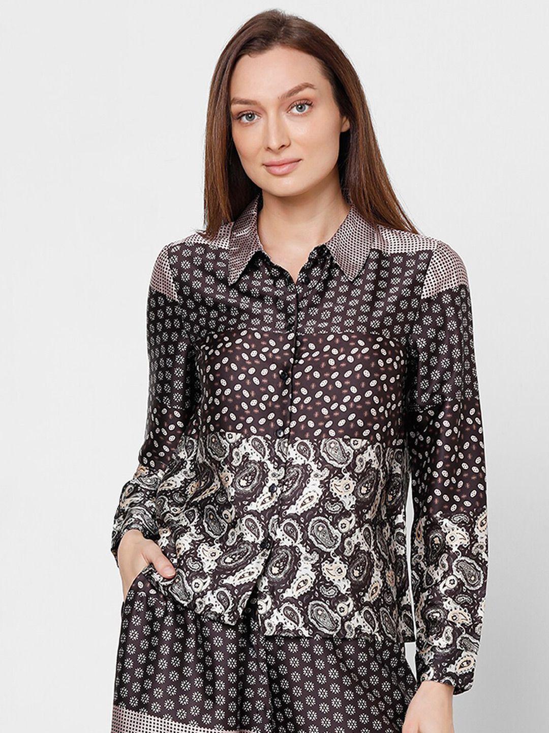 vero moda ethnic motifs printed casual shirt