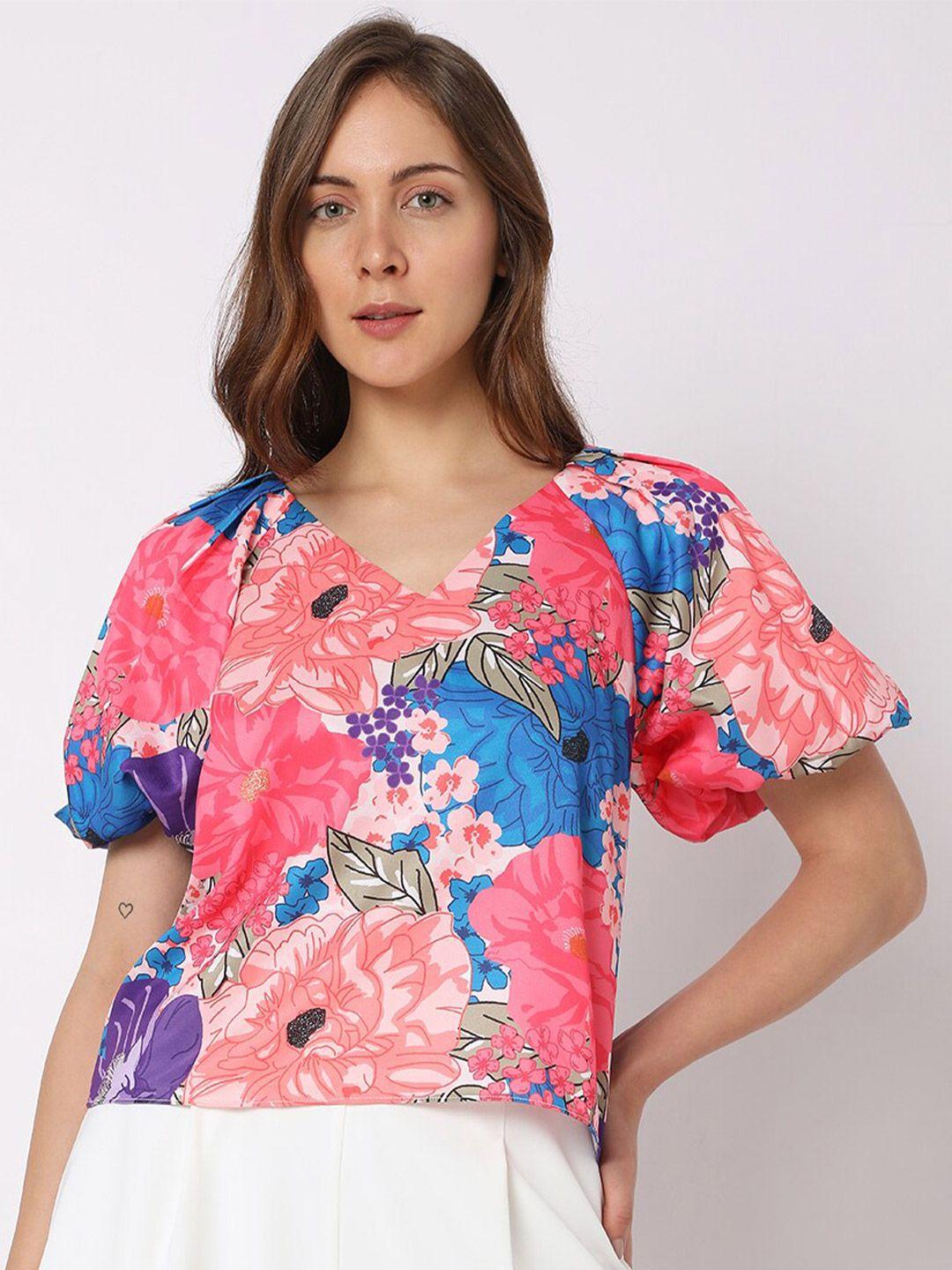 vero moda floral print top