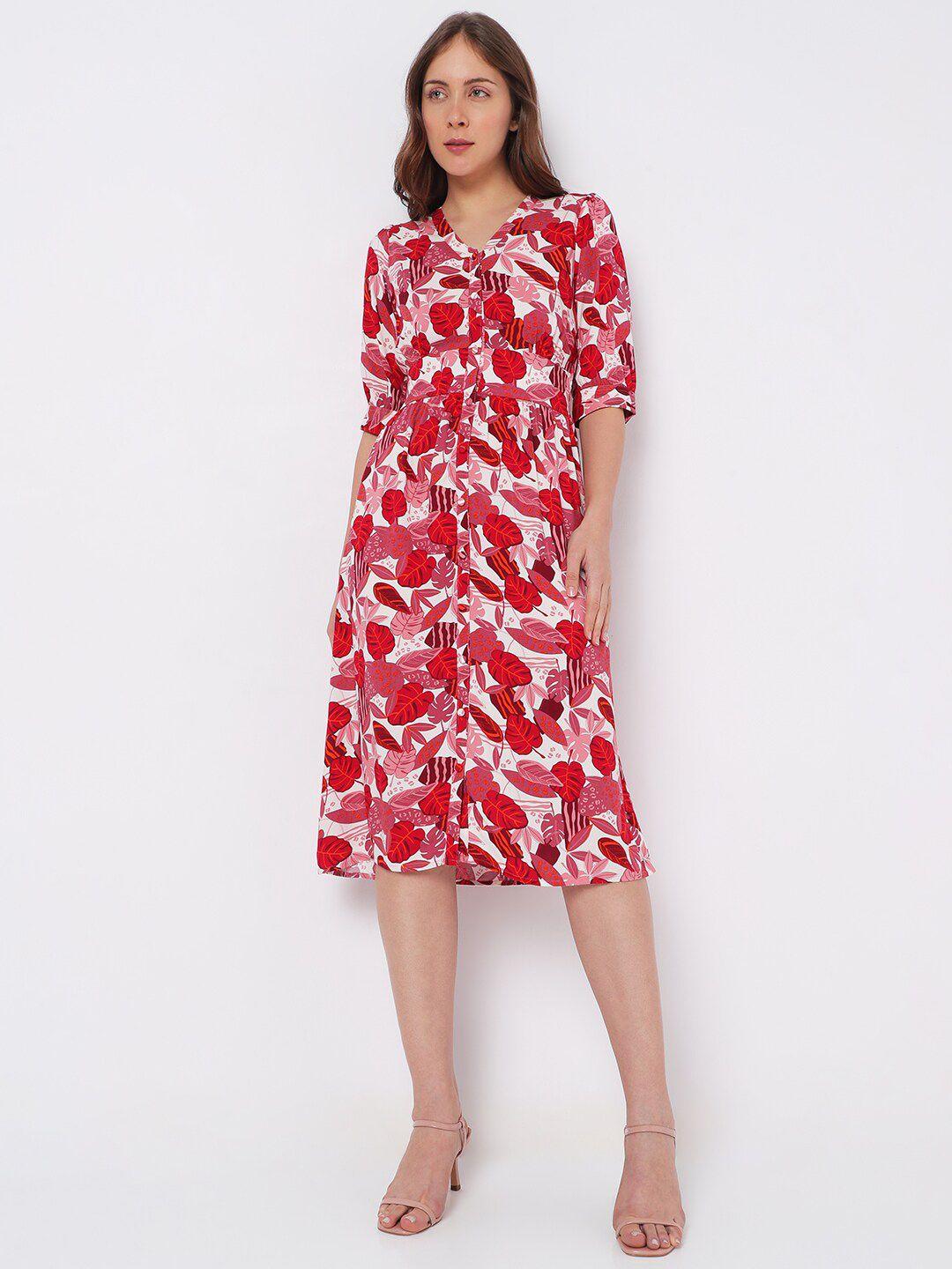 vero moda floral printed dress