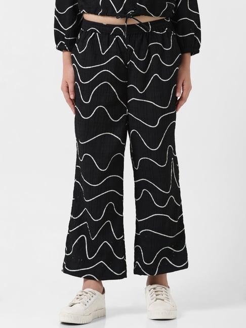 vero moda girl anthracite printed pants