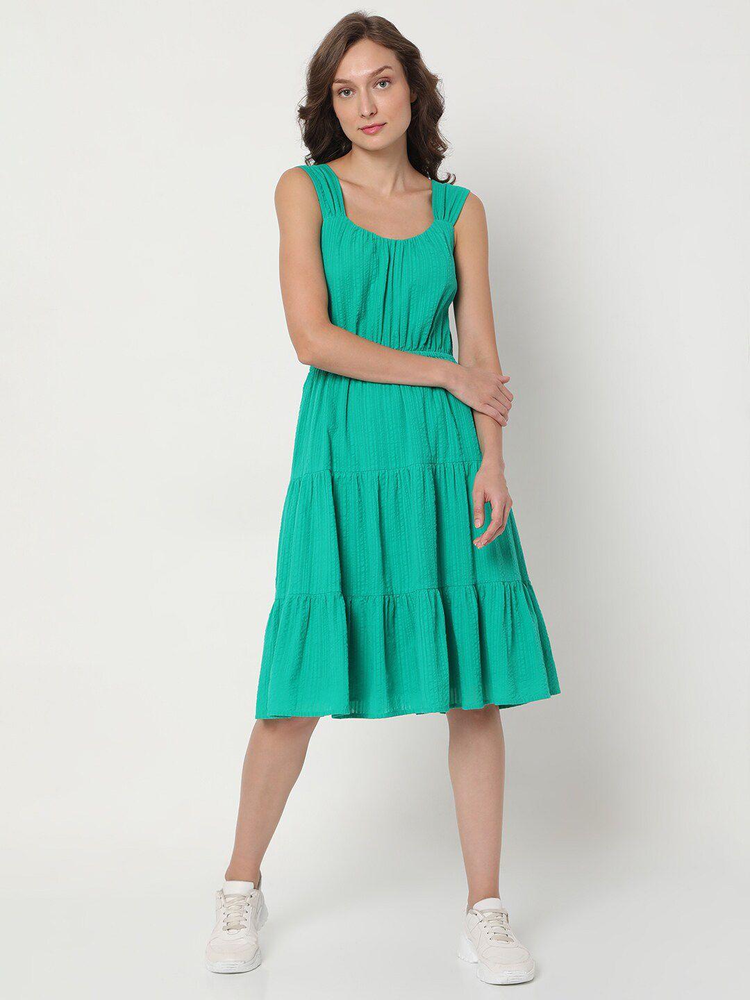 vero moda green maxi dress