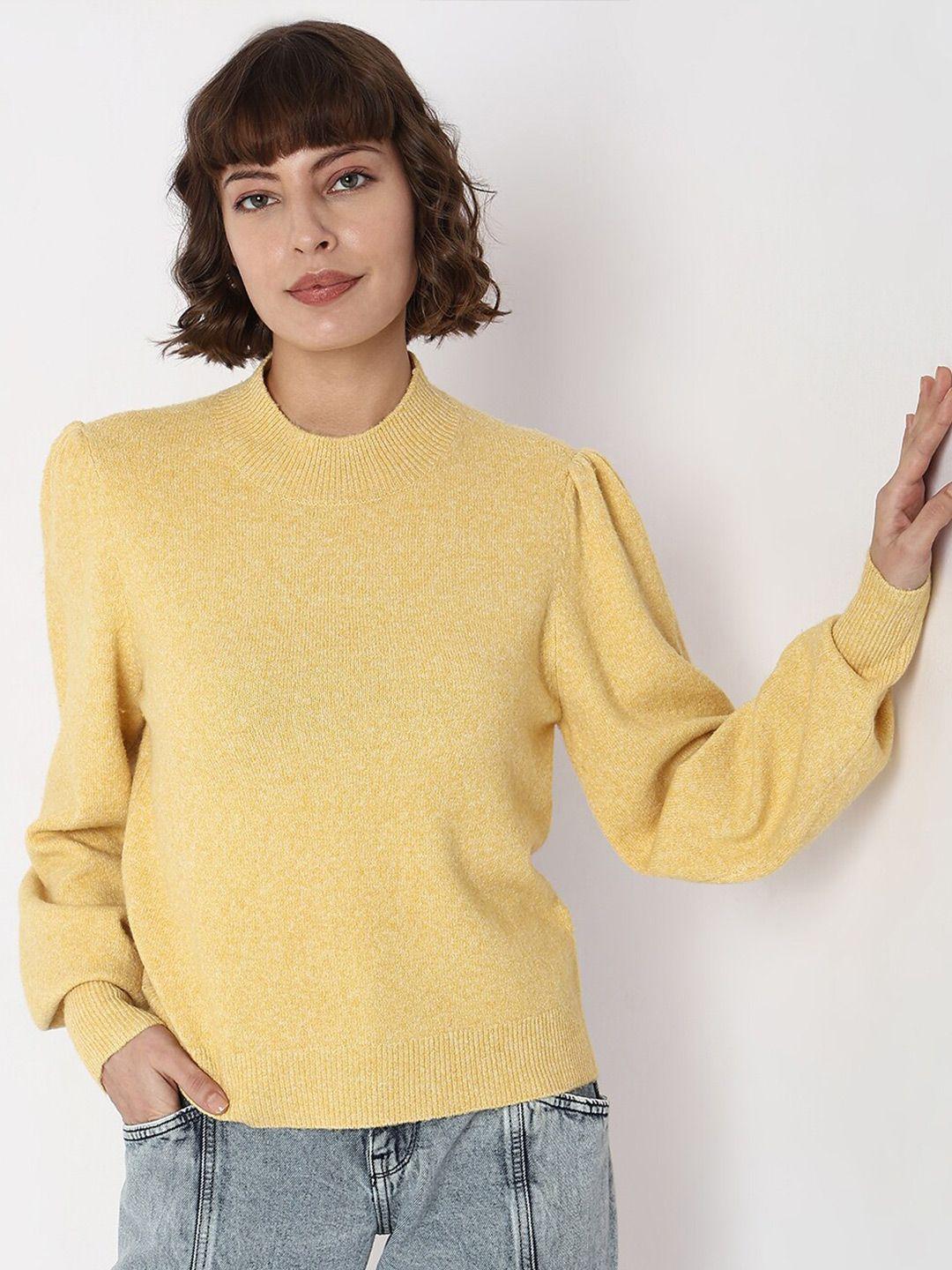 vero moda high neck pullover sweater