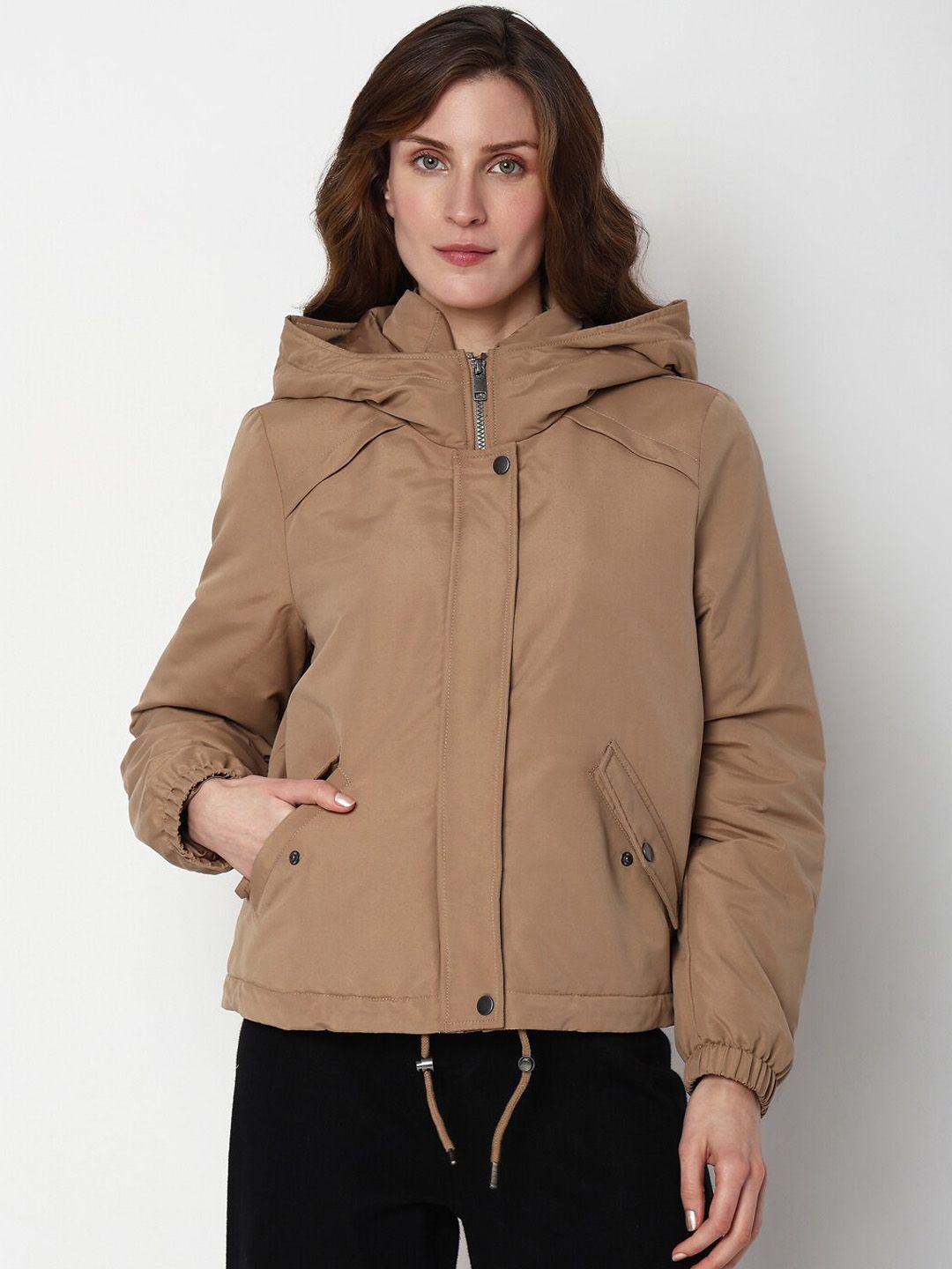 vero moda hooded puffer jacket