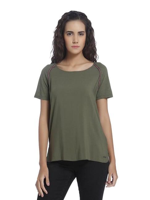 vero moda ivy green regular fit t-shirt