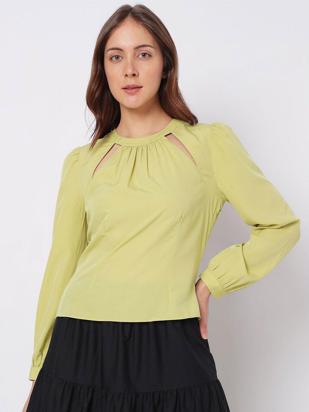 vero moda keyhole neck top