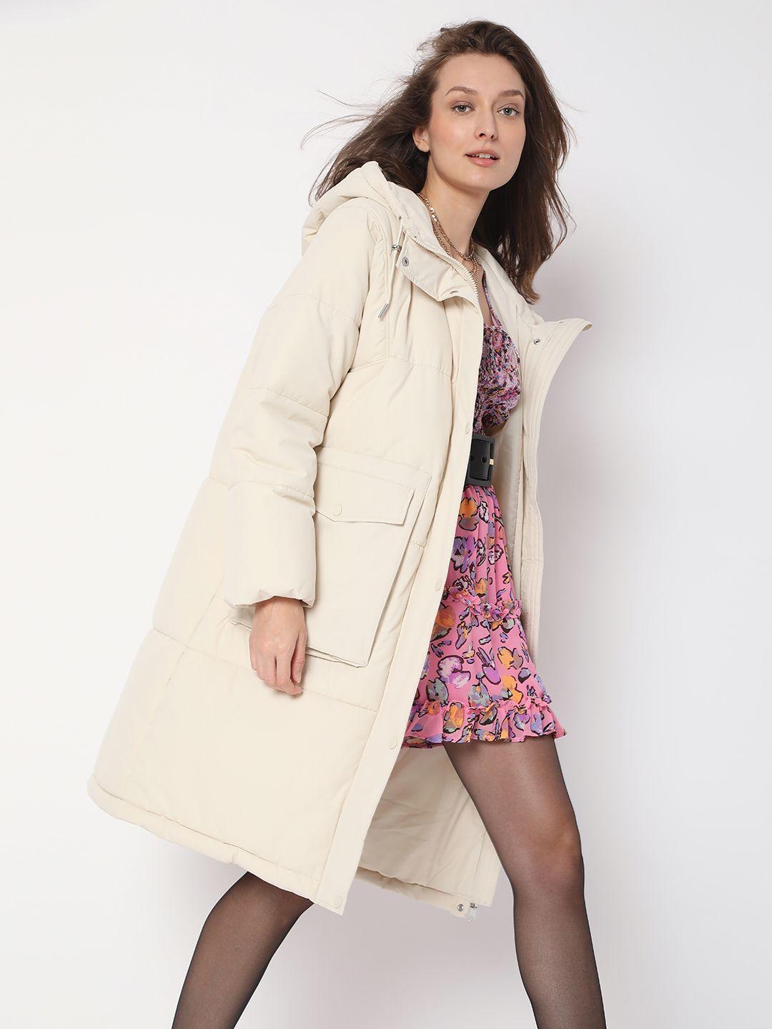 vero moda longline trench coat