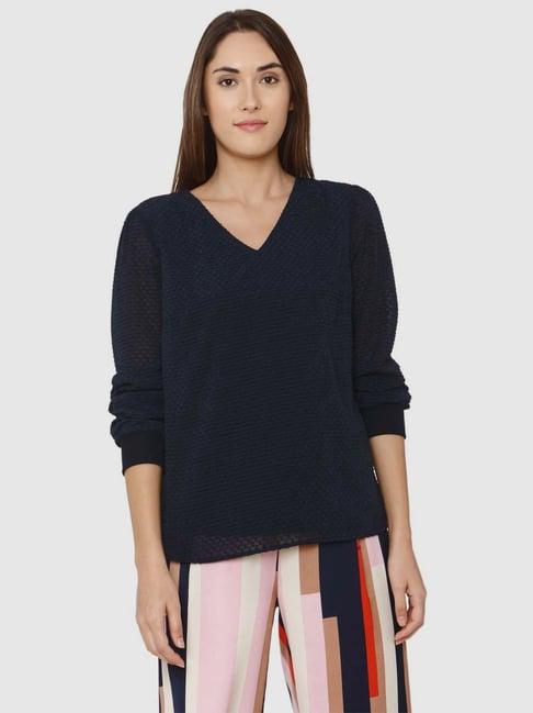 vero moda navy self top