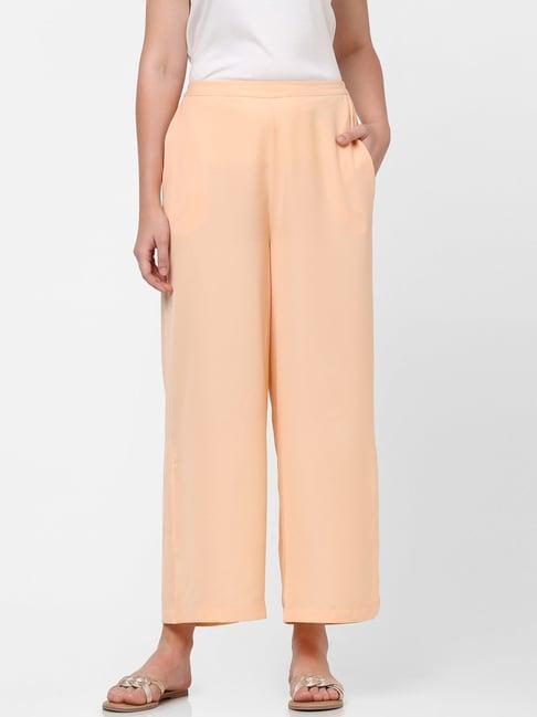 vero moda peach elasticated pants