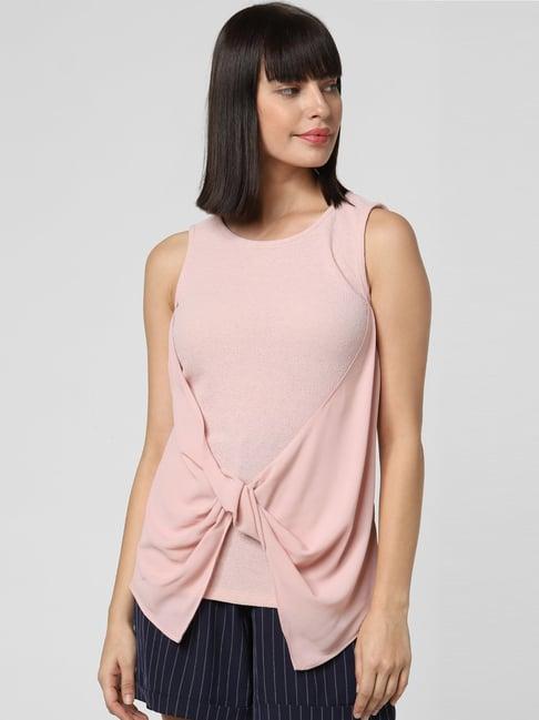 vero moda pink regular fit top