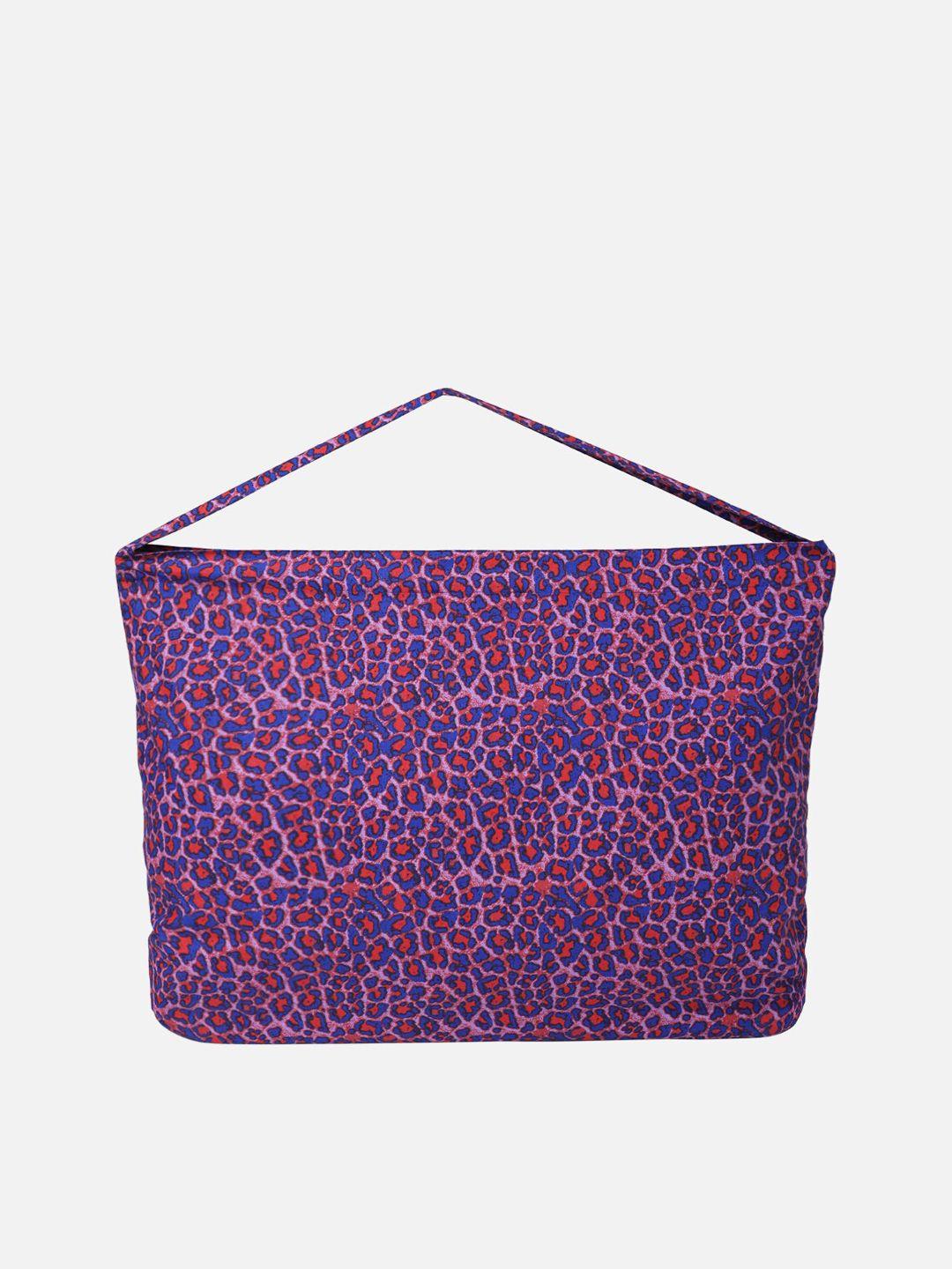 vero moda purple oversized structured shoulder bag