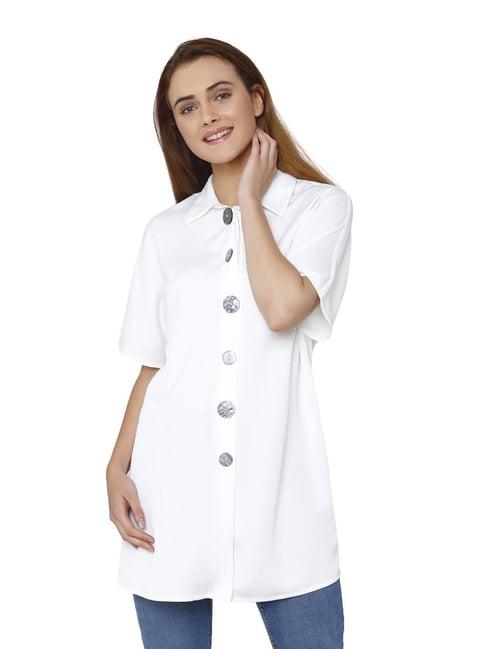 vero moda snow white regular fit tunic