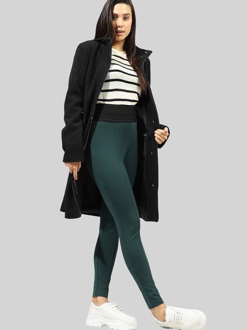 vero moda teal skinny fit leggings