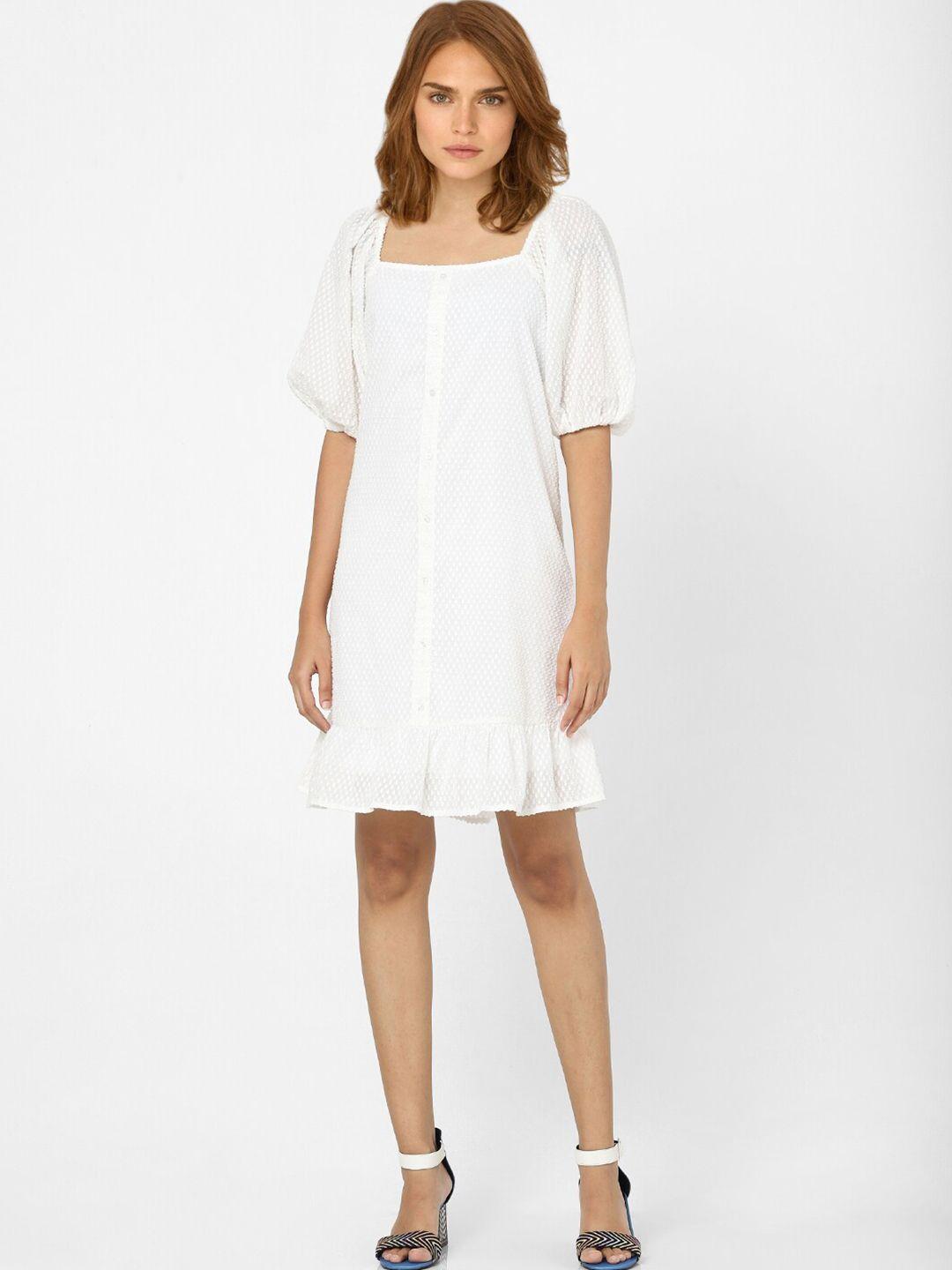 vero moda white a-line dress