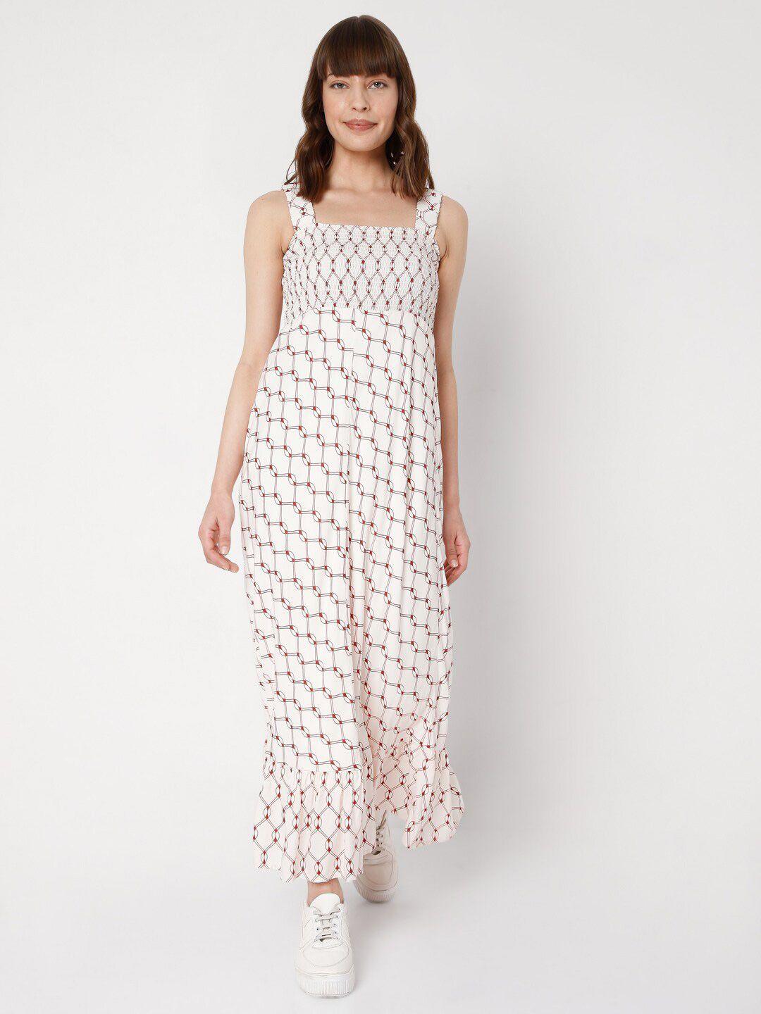 vero moda white maxi dress