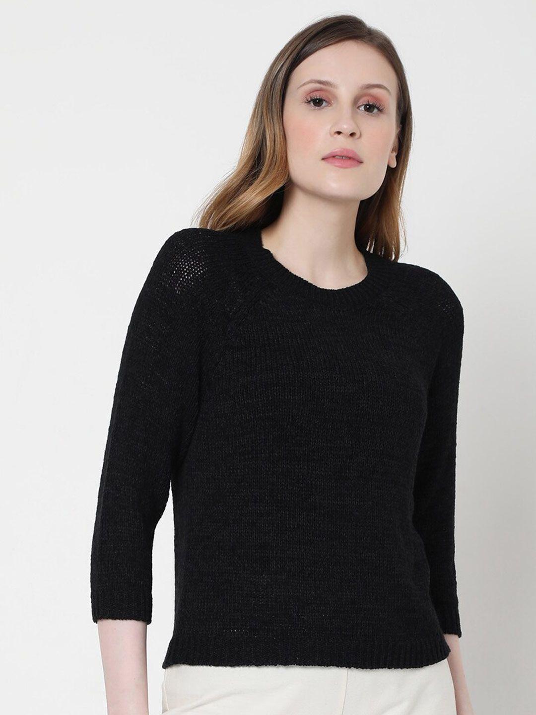 vero moda women black pullover