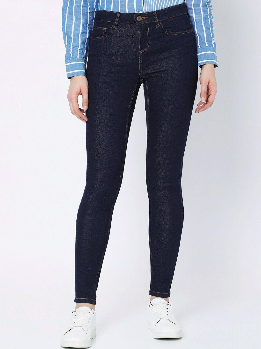 vero moda women blue stretchable jeans