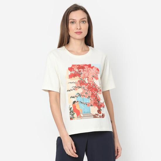 vero moda women graphic print t-shirt