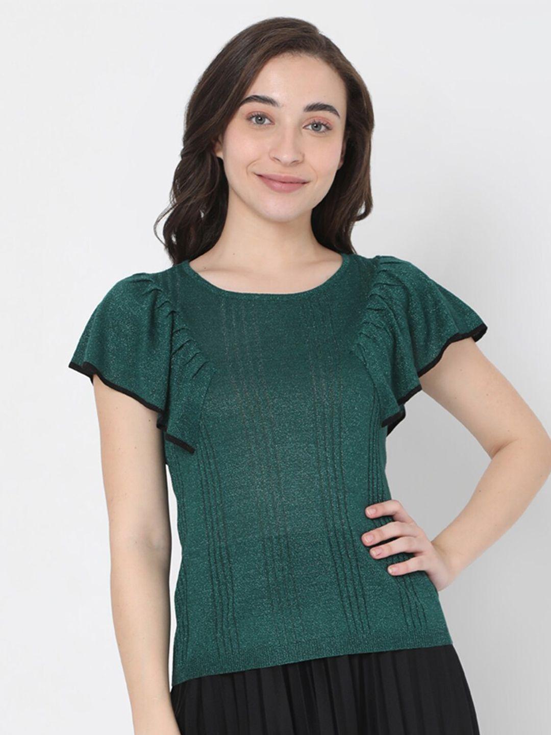 vero moda women green sweaters