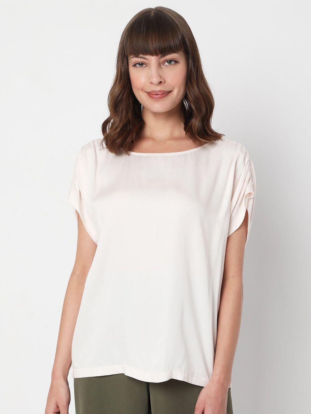 vero moda women pink extended sleeves t-shirt