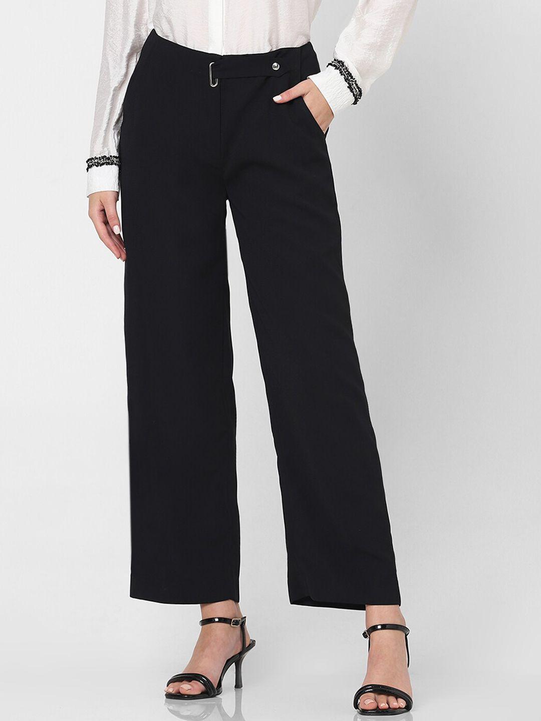 vero moda women straight fit trousers