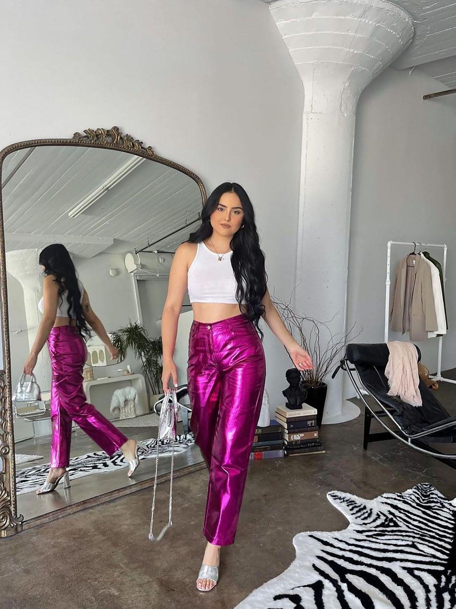 veronica pant-magenta