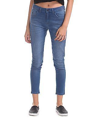 veronica skinny fit washed jeans