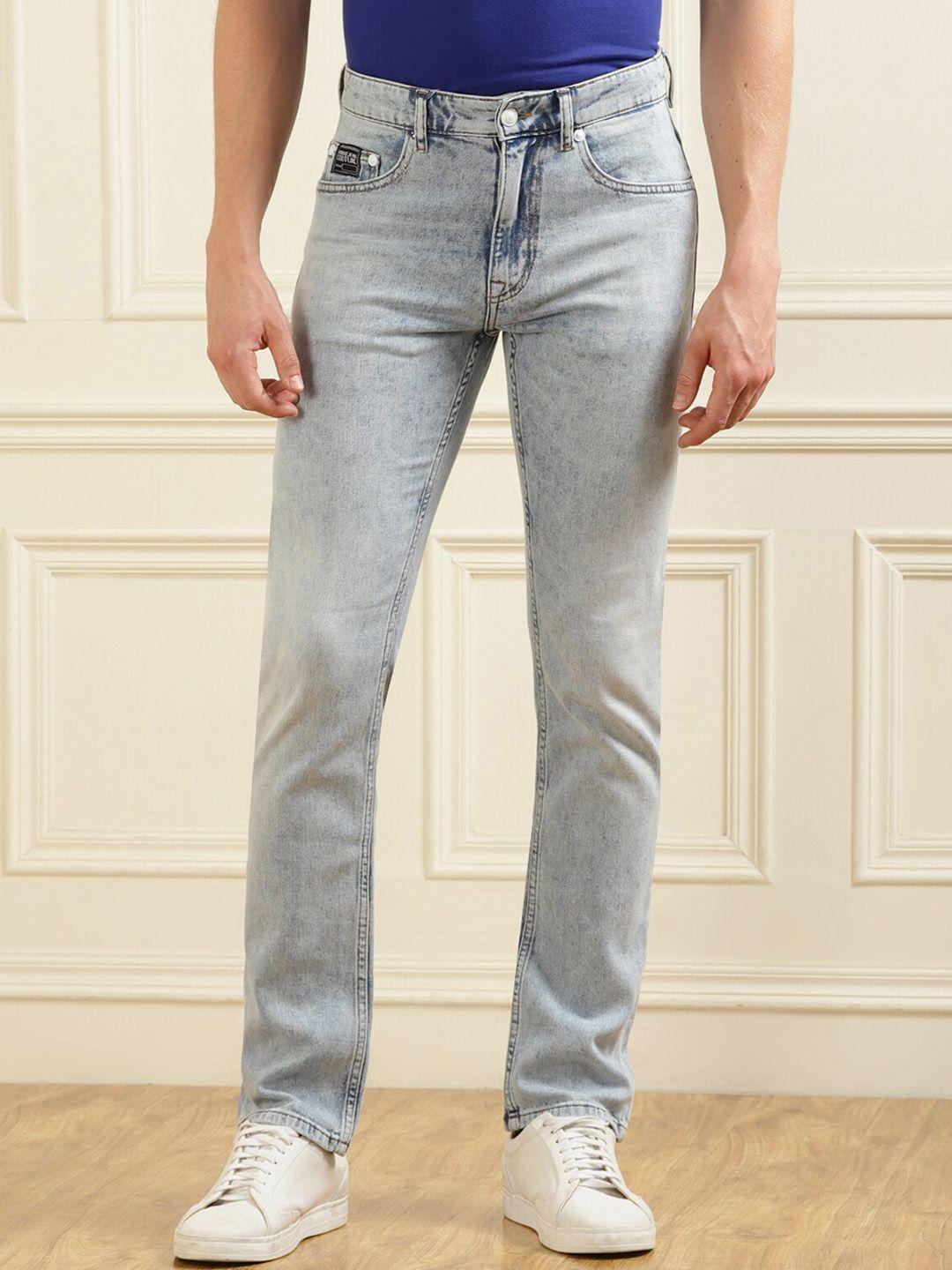 versace jeans couture men heavy fade cotton jeans