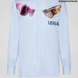 versace medusa biggie print shirt