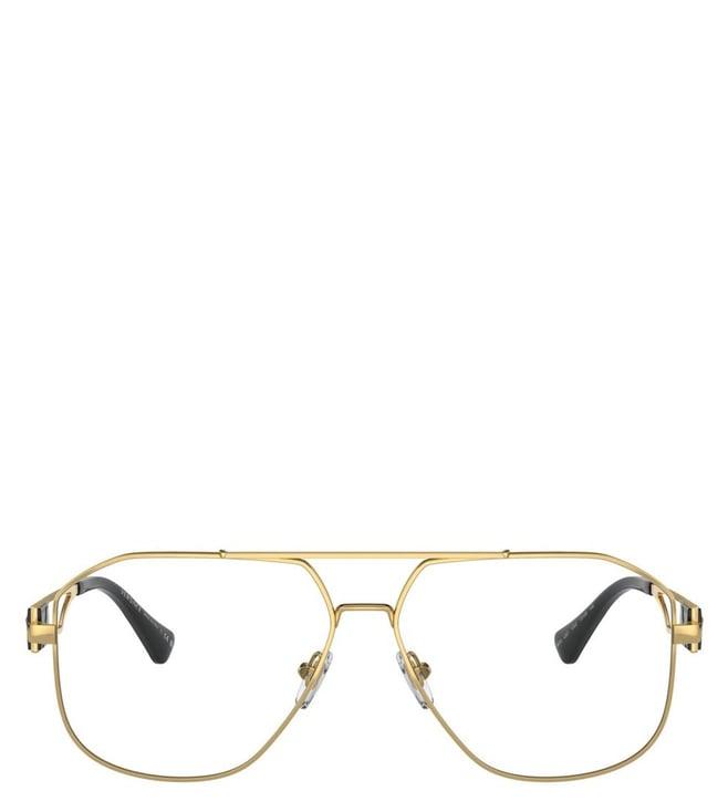 versace 0ve1287100259 gold iconic pilot eye frames for men