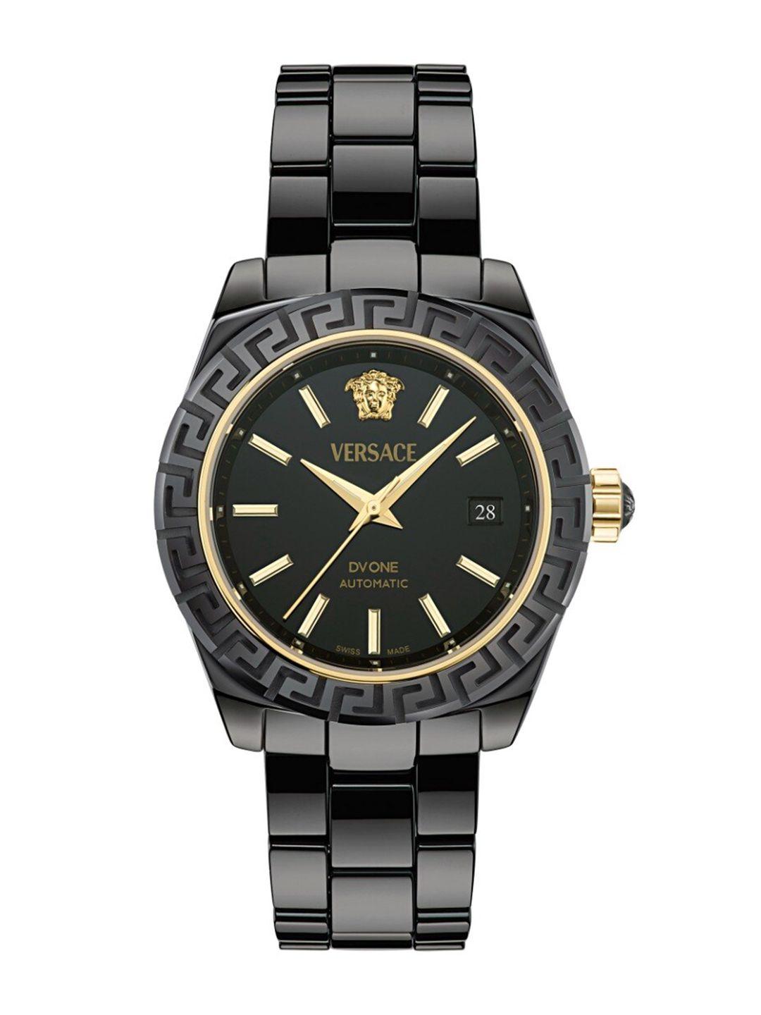 versace dial & bracelet style straps analogue watch ve6b00123