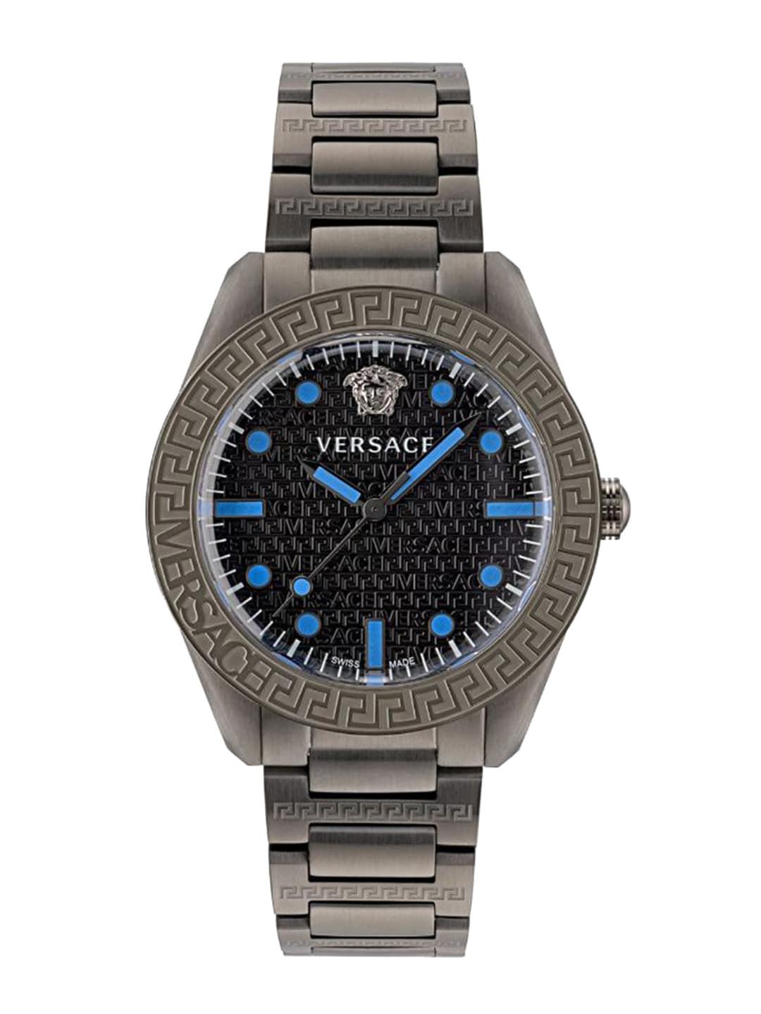 versace men bracelet style straps siss made analogue watch ve2t00622