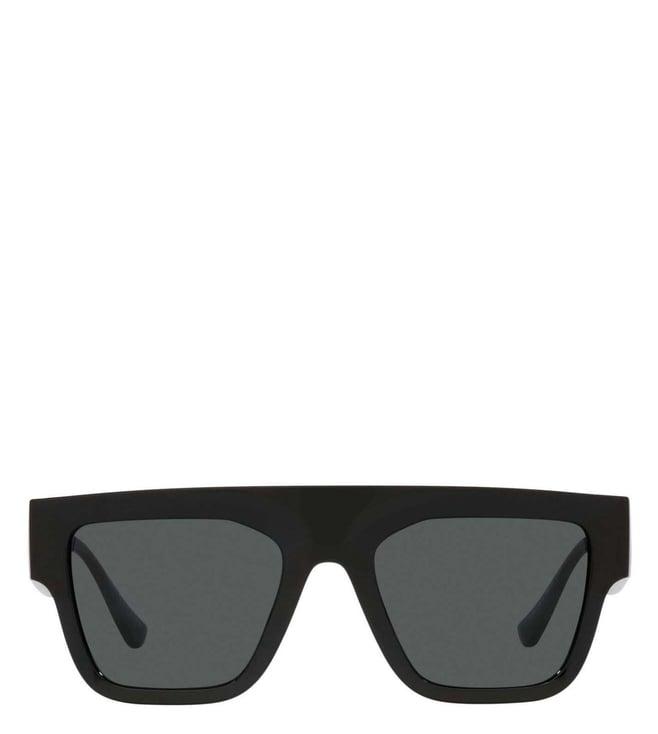 versace rock icons 0ve4430ugb18753 grey uv protected square sunglasses for men