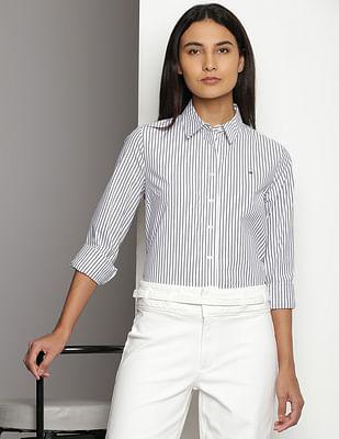 vertical stripe relaxed top