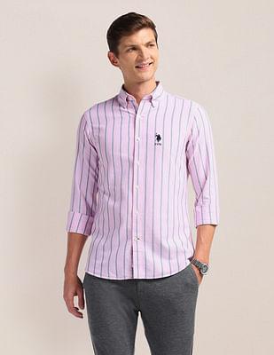 vertical stripes pure cotton shirt