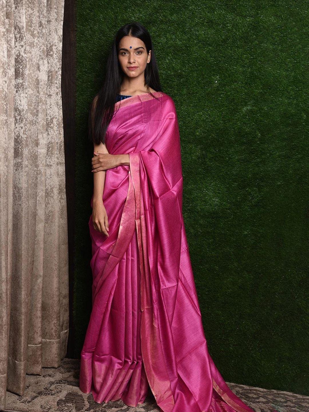 very much indian pure silk saree
