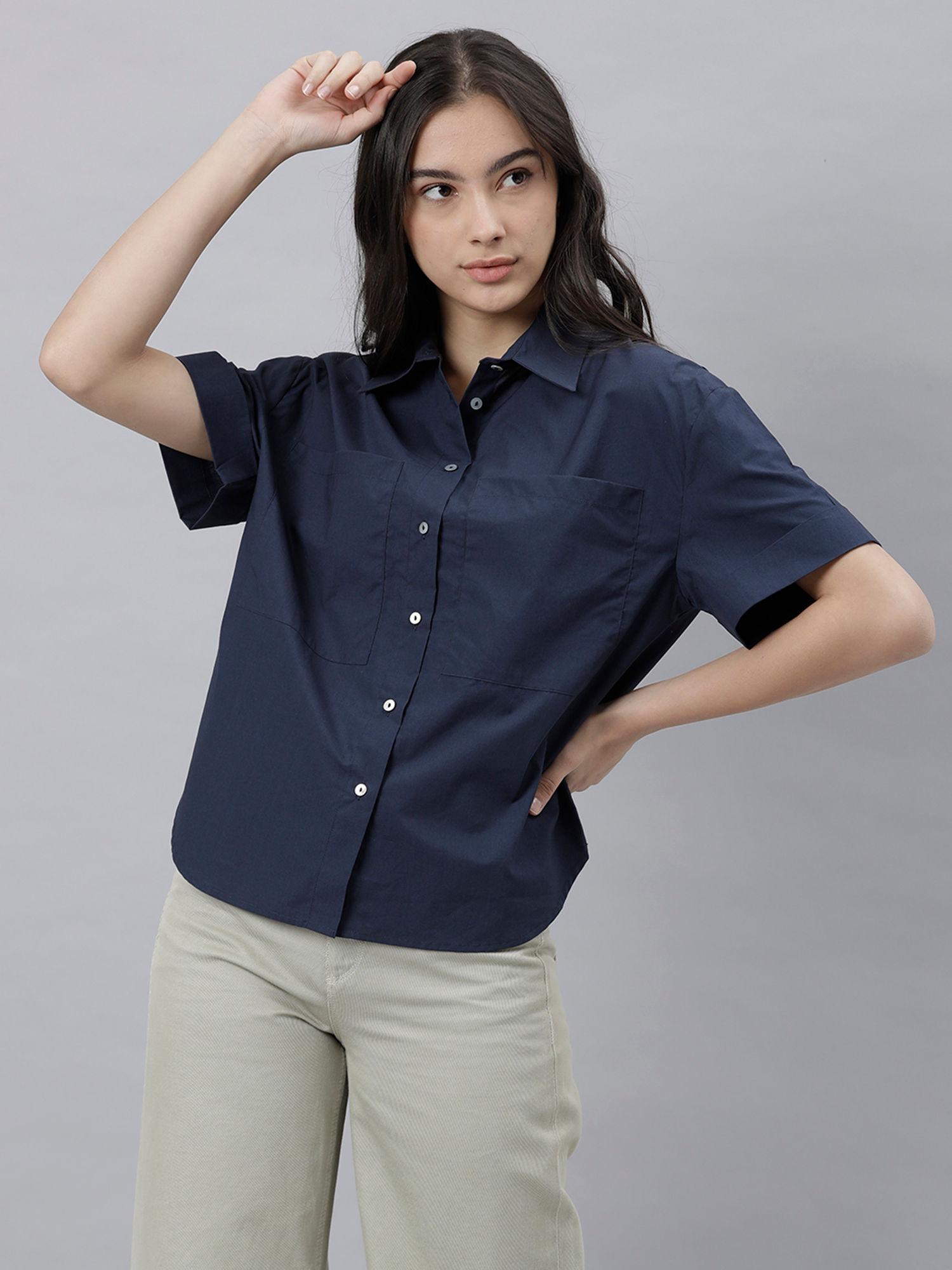 vesh navy top