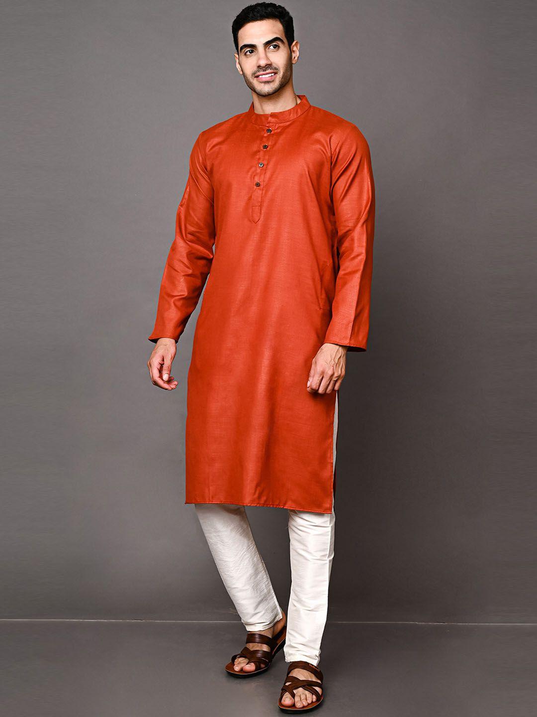 vesham band collar kurta with pyjamas