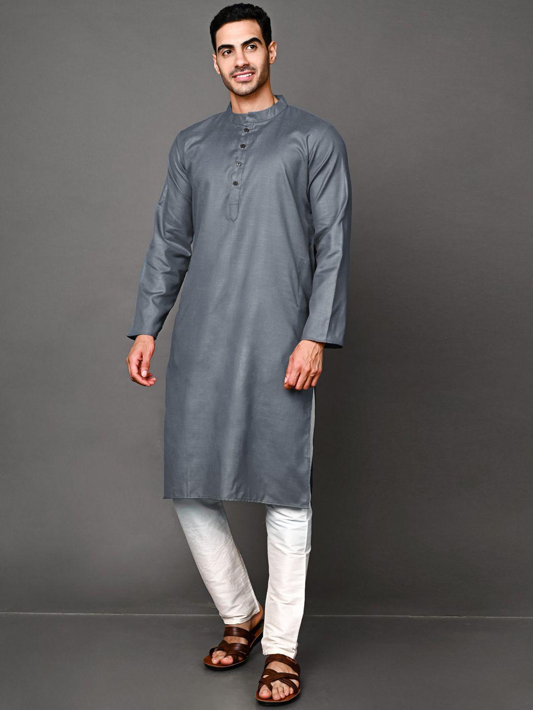 vesham band collar kurta with pyjamas