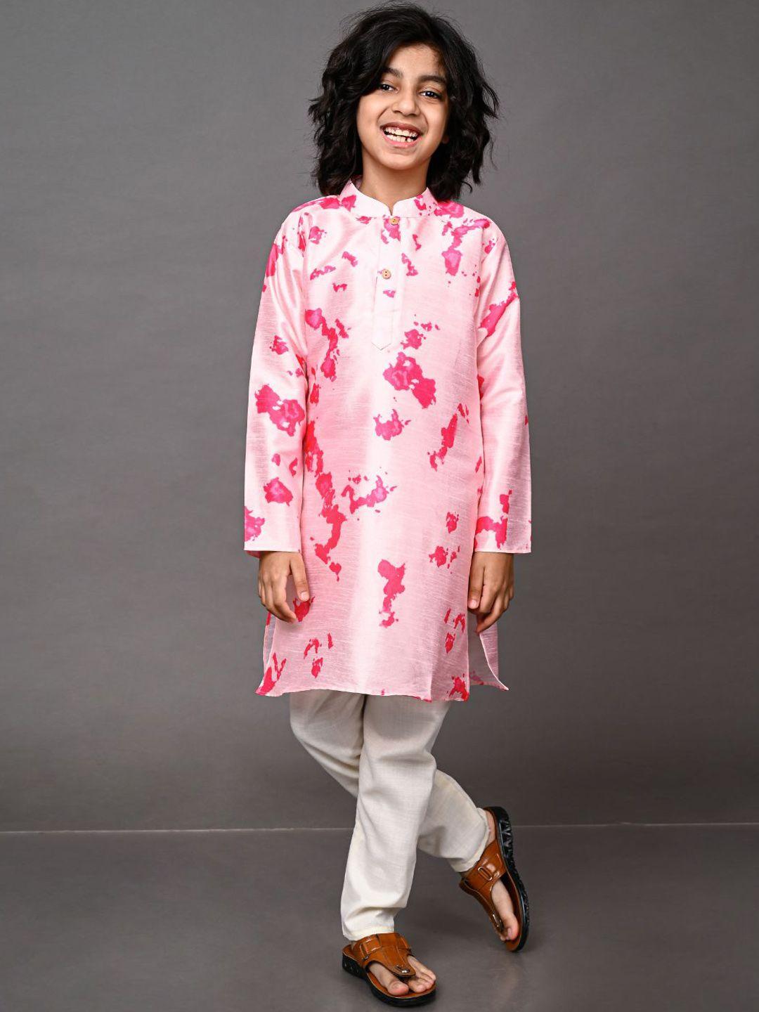 vesham boys pink kurta with pyjama