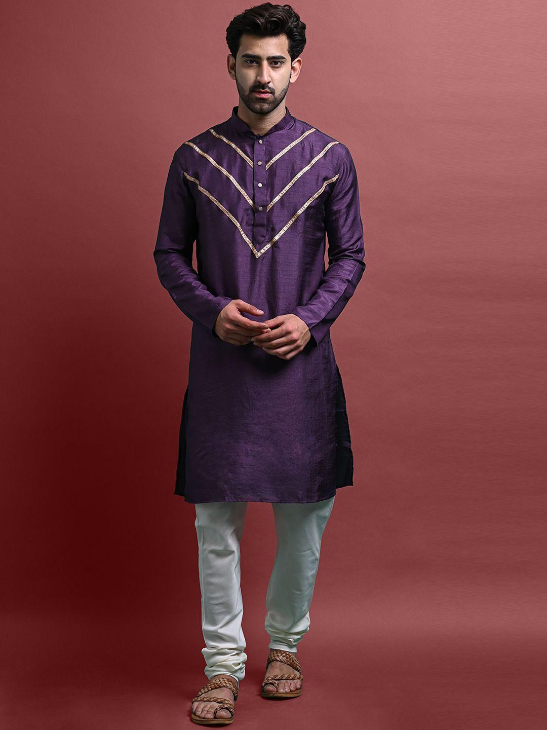 vesham yoke design regular gotta patti kurta with churidar