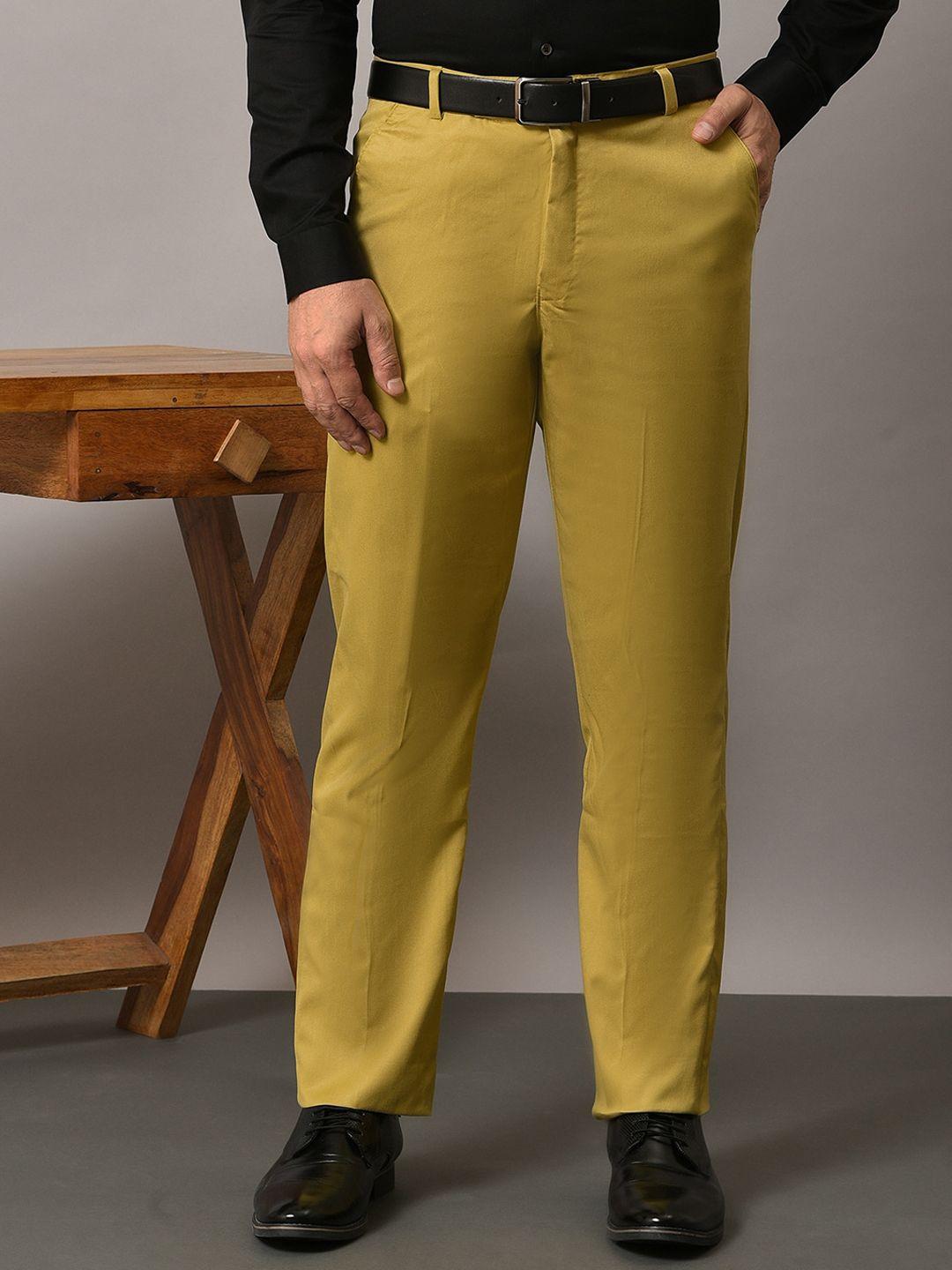 vgyaan men original mid-rise formal trousers