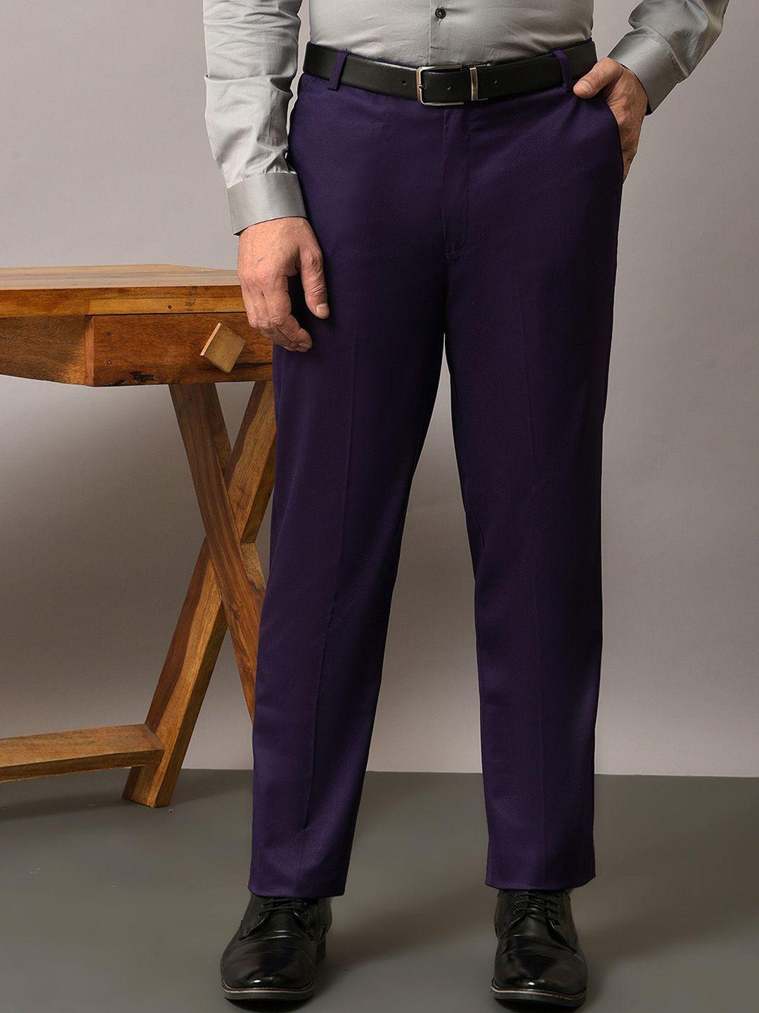 vgyaan men original mid-rise formal trousers