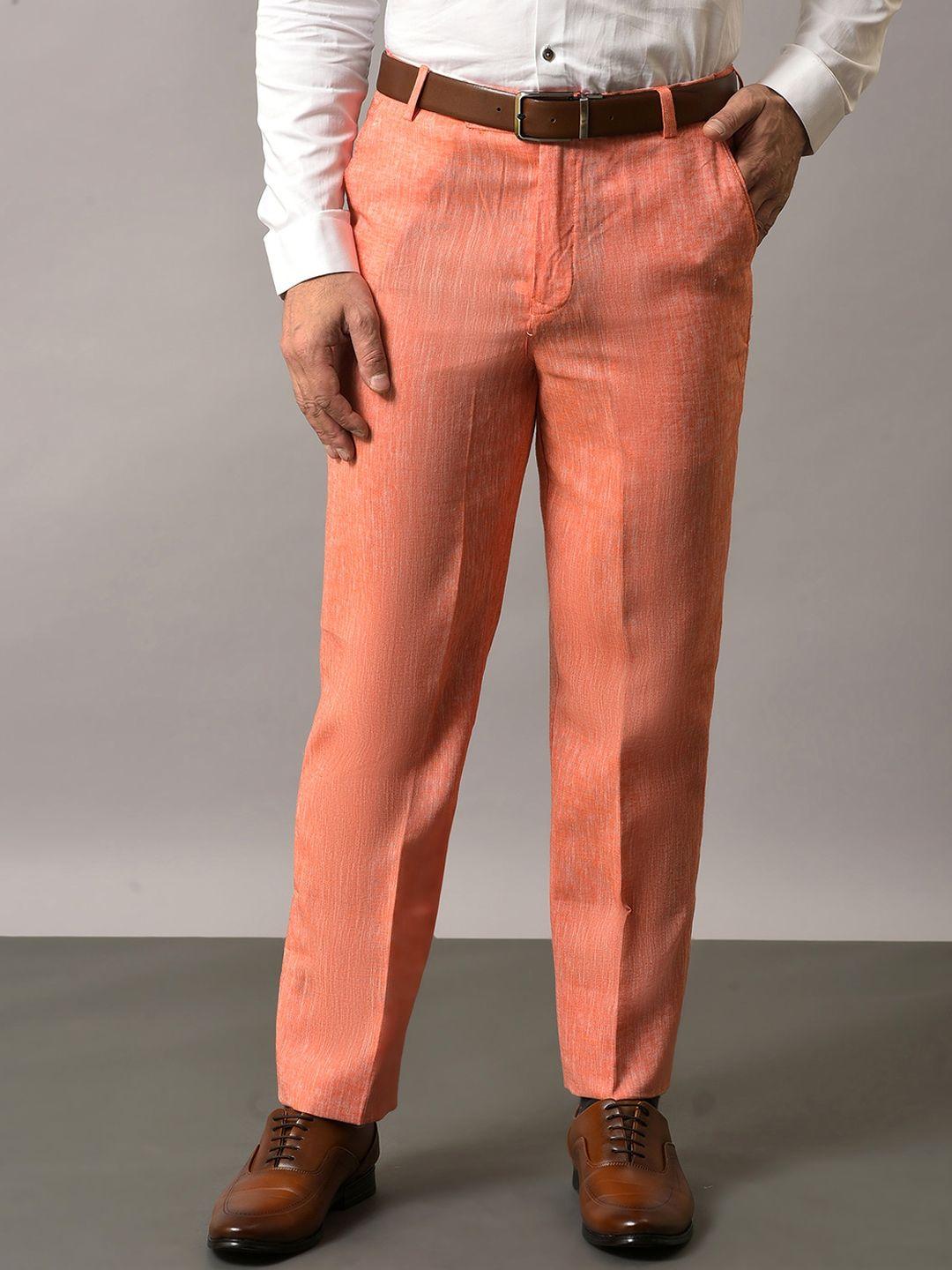 vgyaan men original mid-rise formal trousers