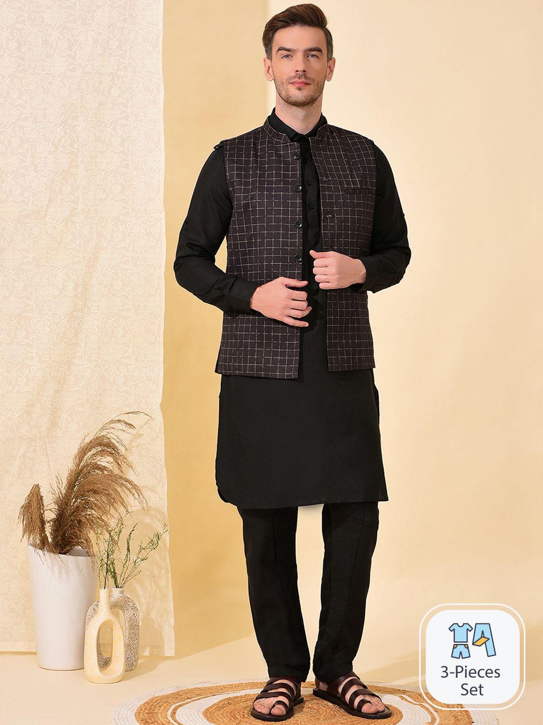 vgyaan regular pure cotton kurta with pyjamas