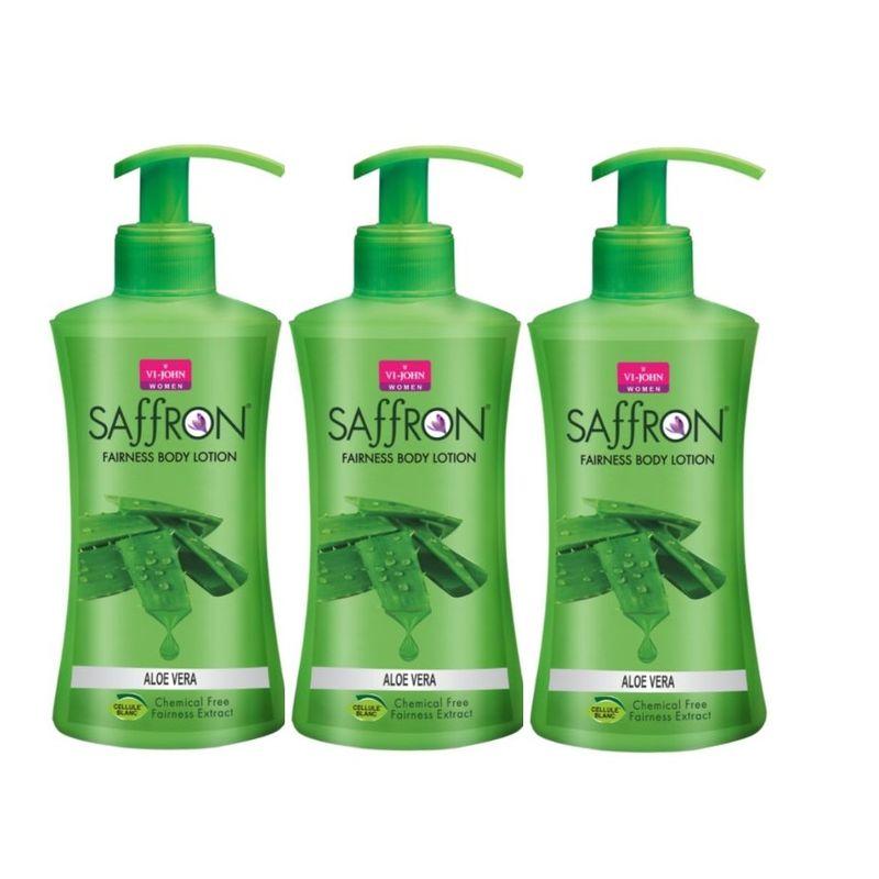 vi-john saffron body lotion aloevera - pack of 3