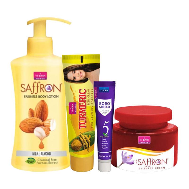vi-john saffron women's daily care kit
