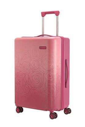 vicenza sp77 polycarbonate 110 l trolley bag with tsa lock - rose gold