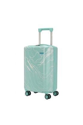 vicenza polycarbonate tsa lock hard trolley - blue