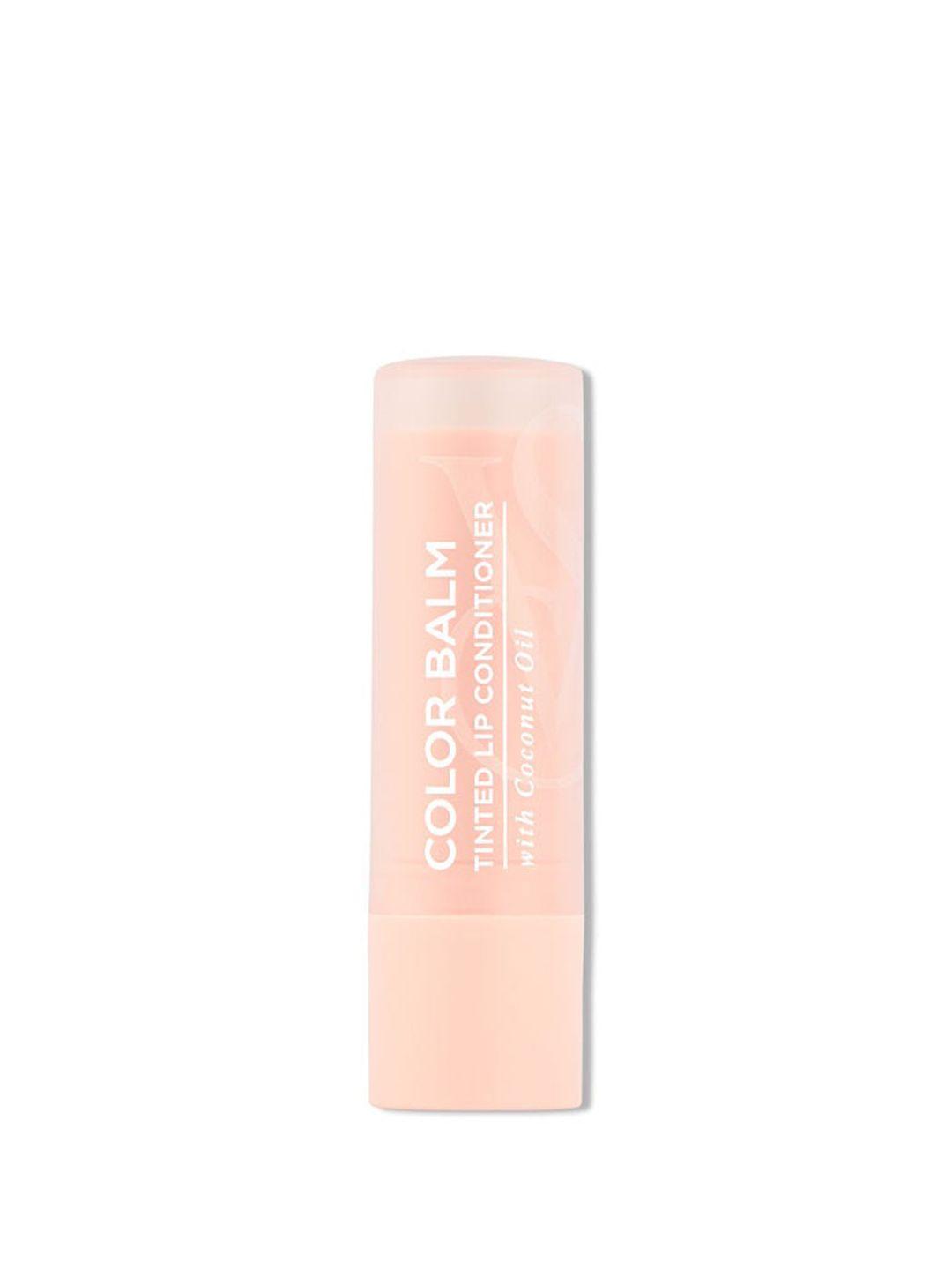 victoria's secret color balm tinted lip conditioner with coconut oil - peach