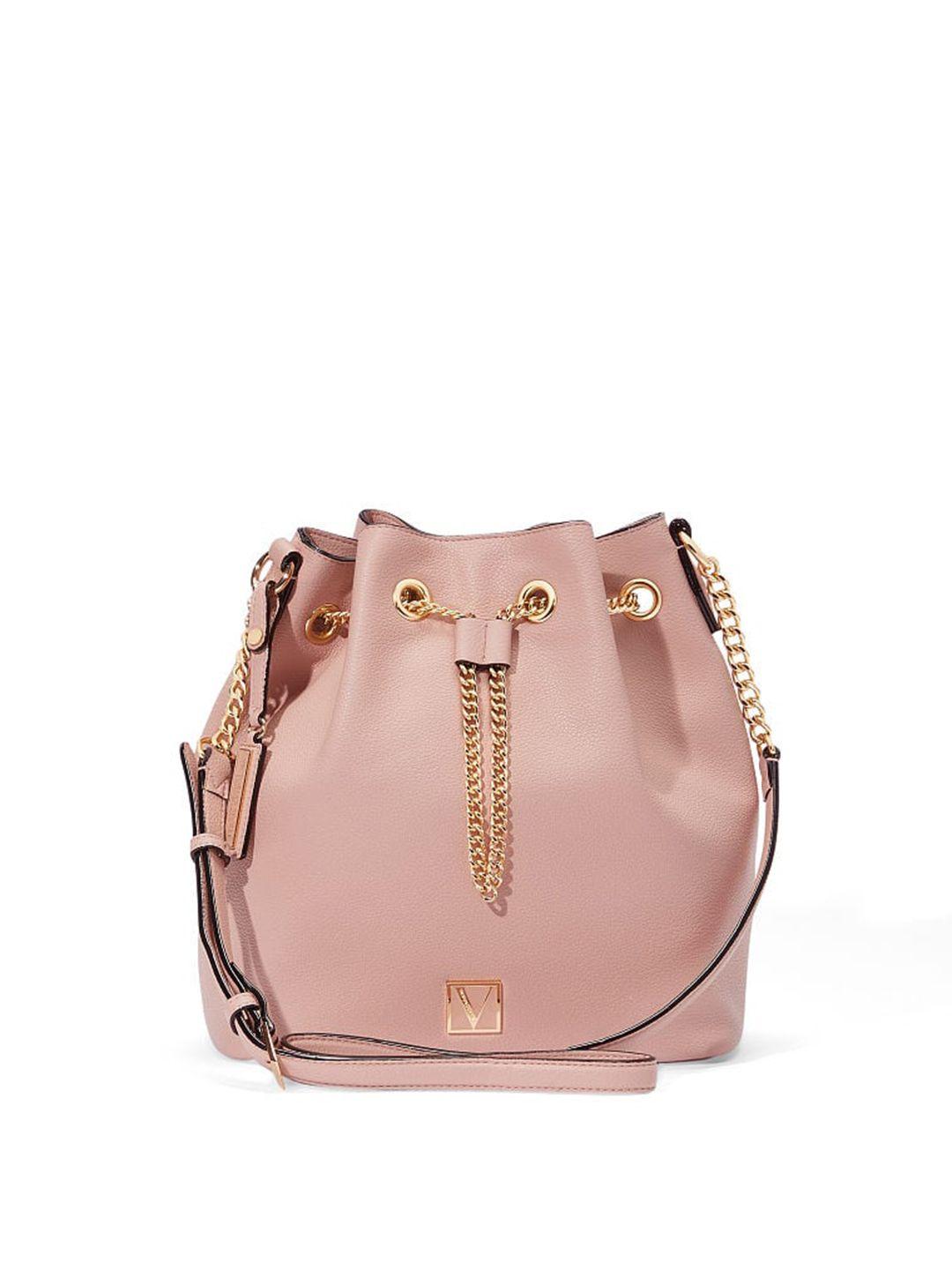 victoria's secret women solid bucket bag